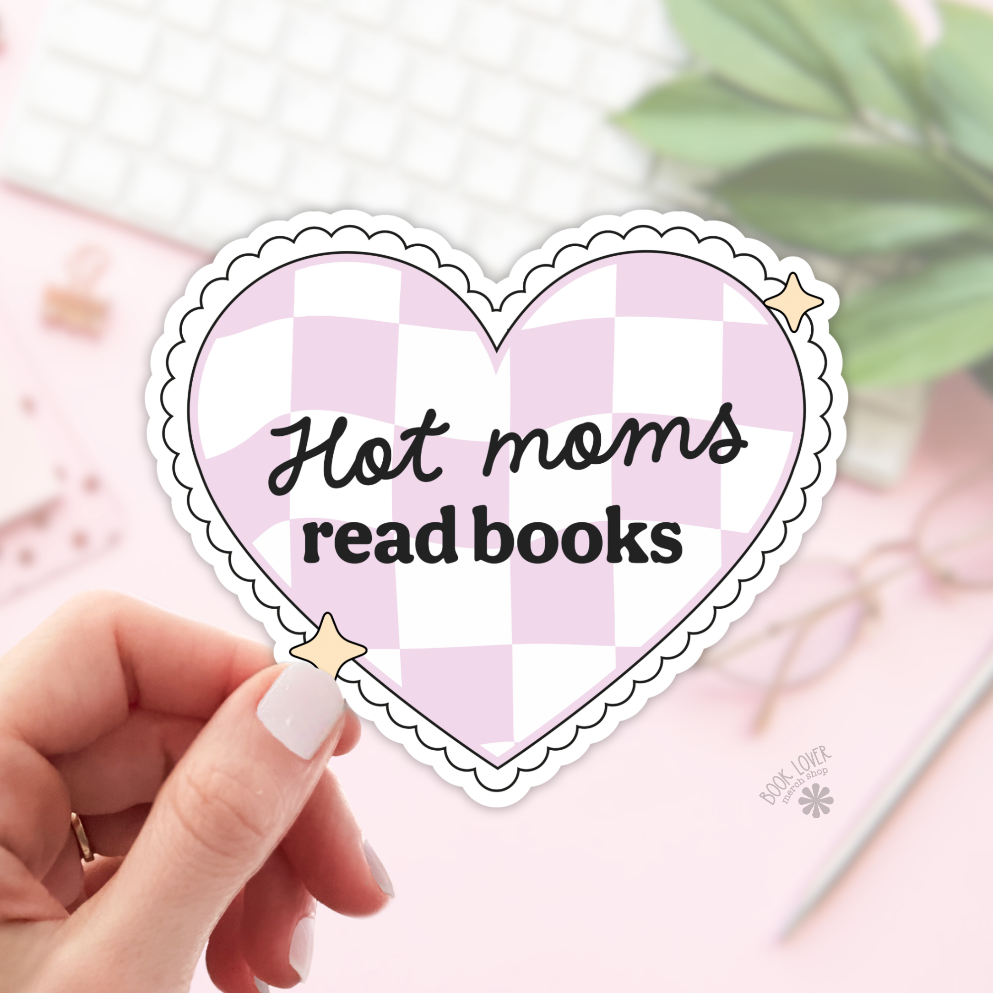 Hot Moms Read Books Stickers / Bookish Stickers / Book Lover