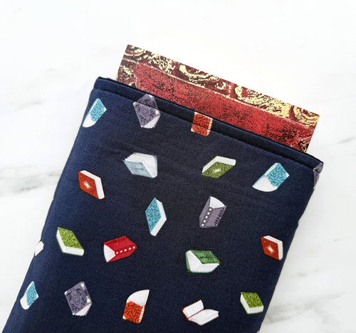 Bookworm - padded book sleeve, book pouch