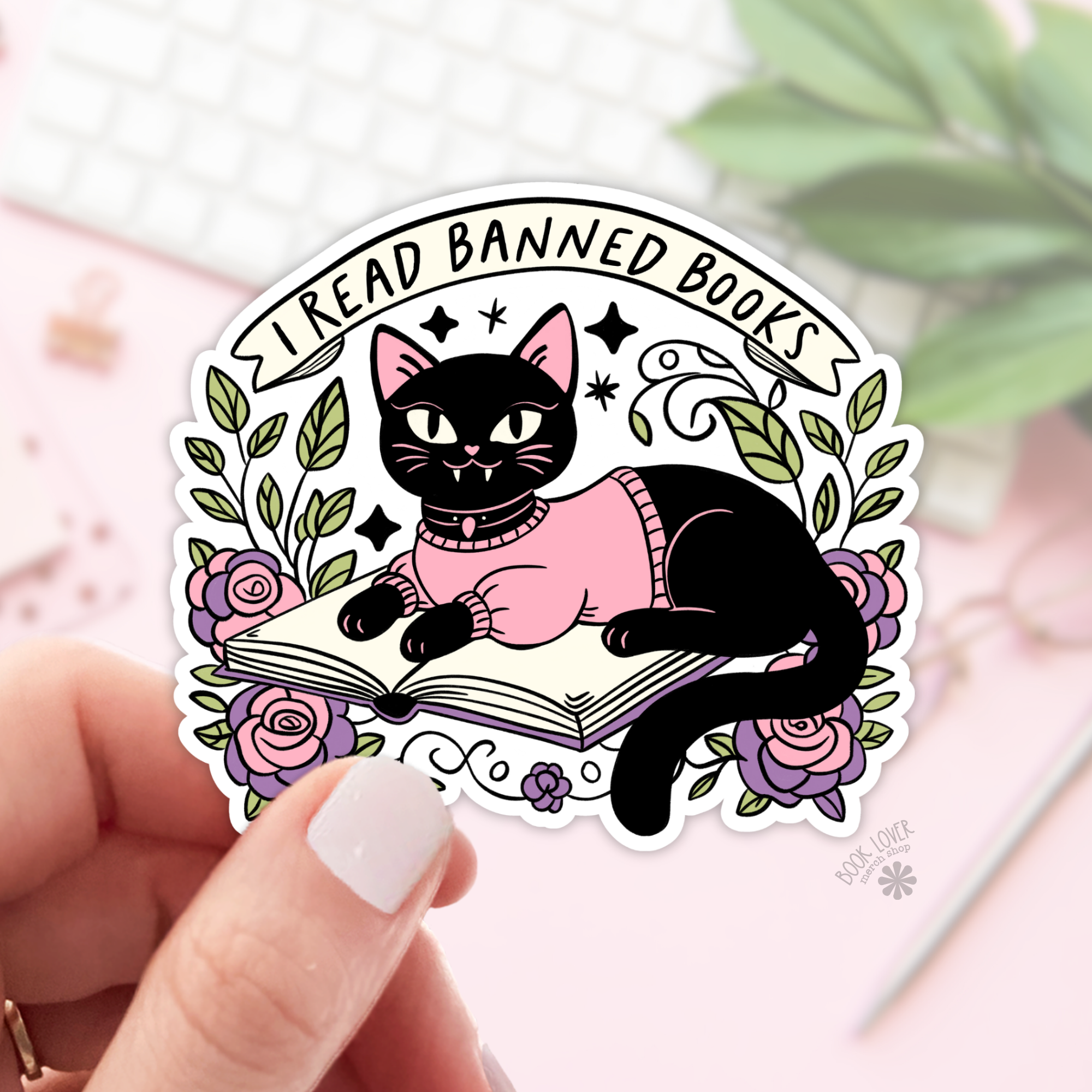 I Read Banned Books Stickers / Bookish Stickers / Book Lover