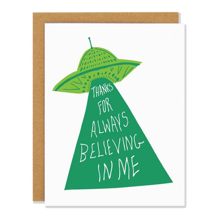UFO - Thank You Card