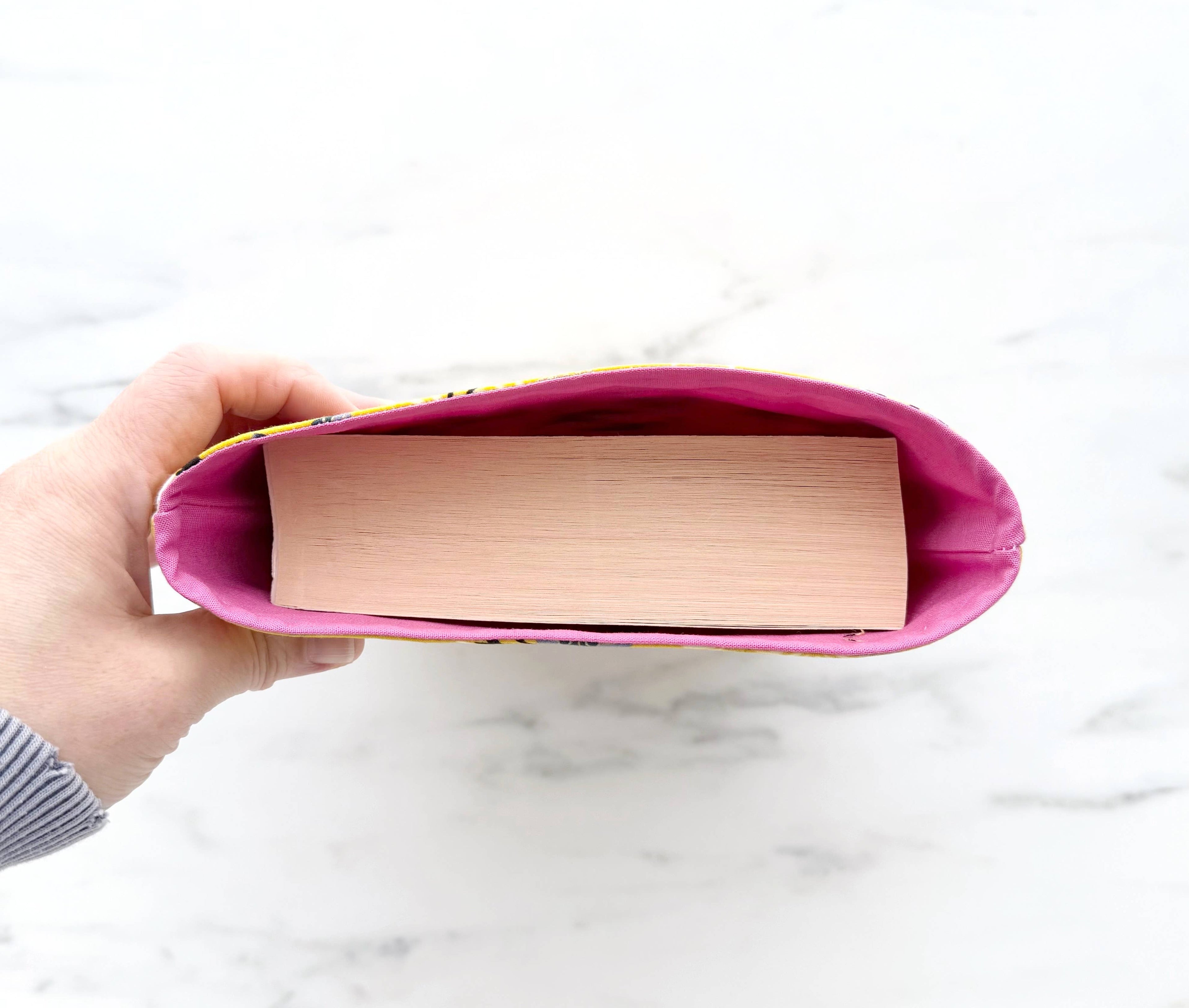 Goldenrod - padded book sleeve, book pouch