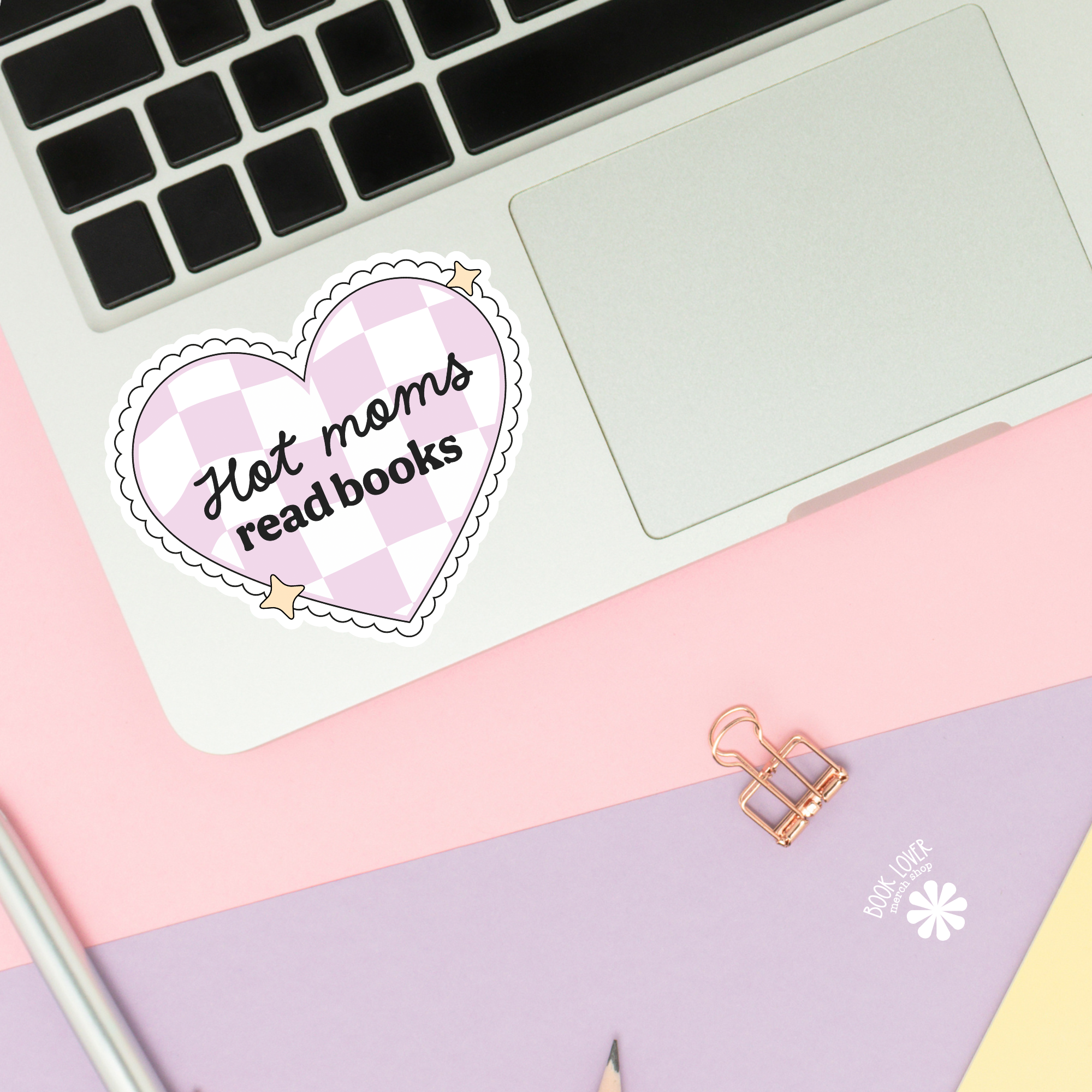 Hot Moms Read Books Stickers / Bookish Stickers / Book Lover