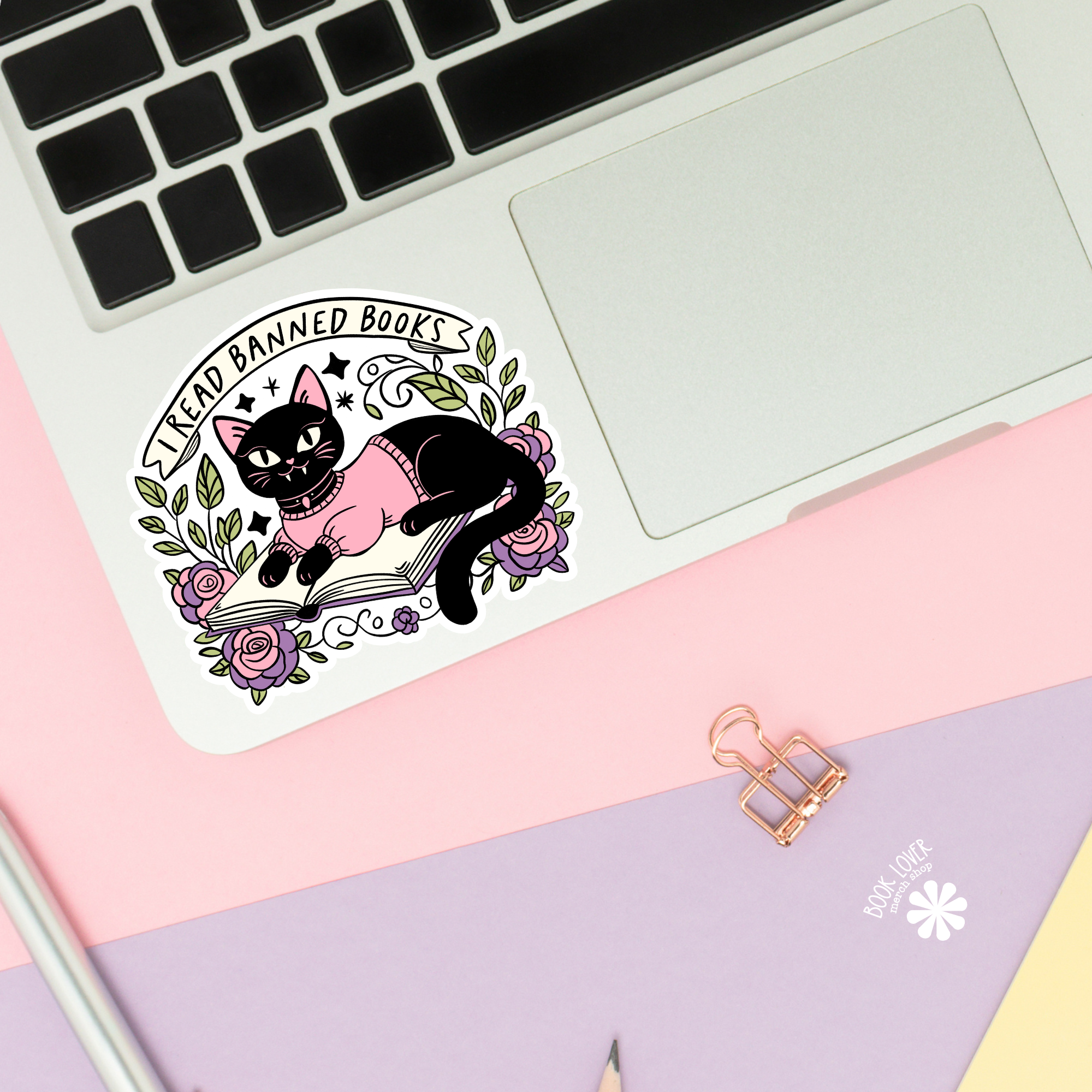 I Read Banned Books Stickers / Bookish Stickers / Book Lover