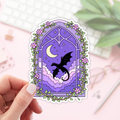 Dragon Window Stickers / Bookish Stickers / Book Lover Gift