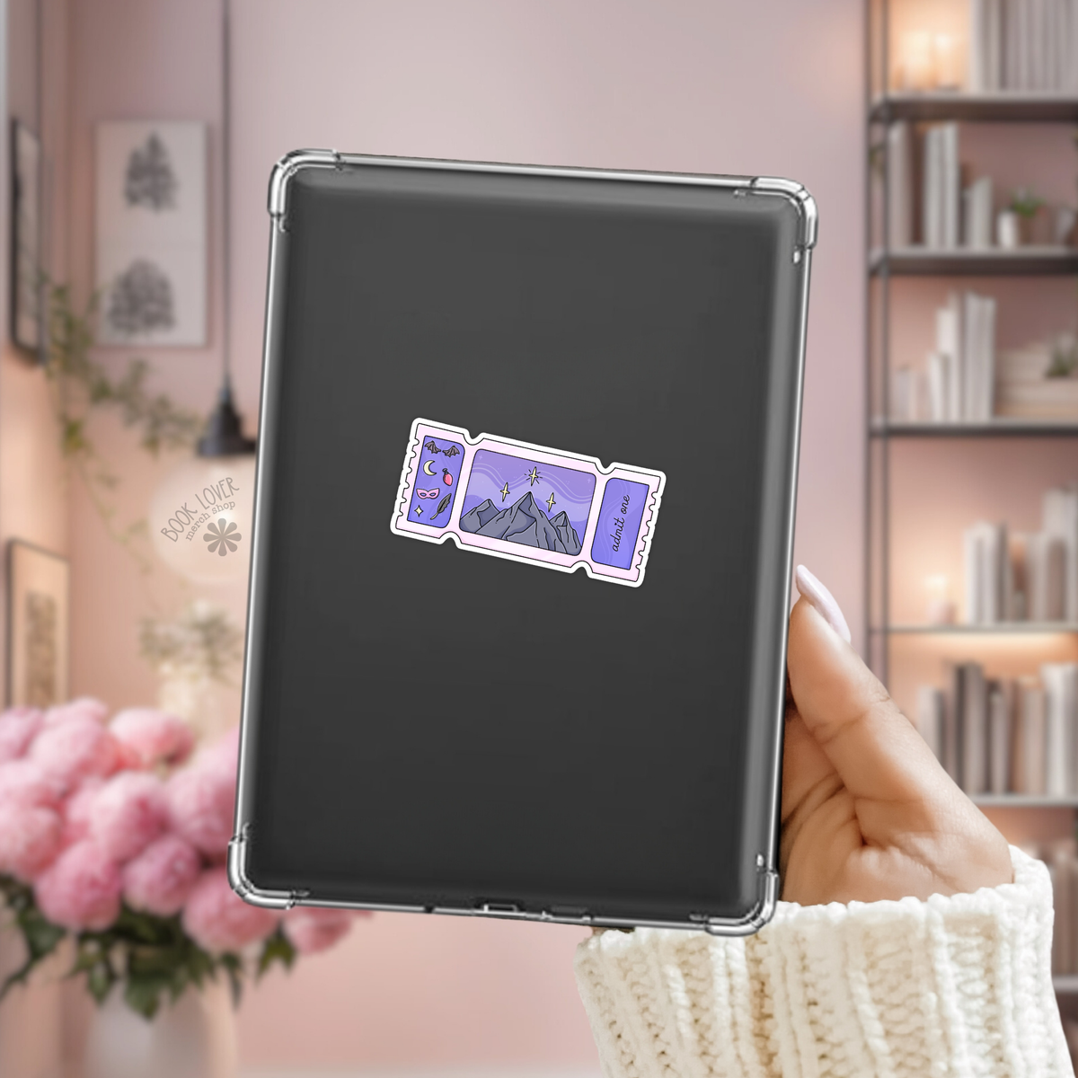 Romantasy City Ticket Stickers / Bookish Admit One Bookish