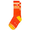 I ❤️ Cheese Gym Crew Socks - Foodie Gift