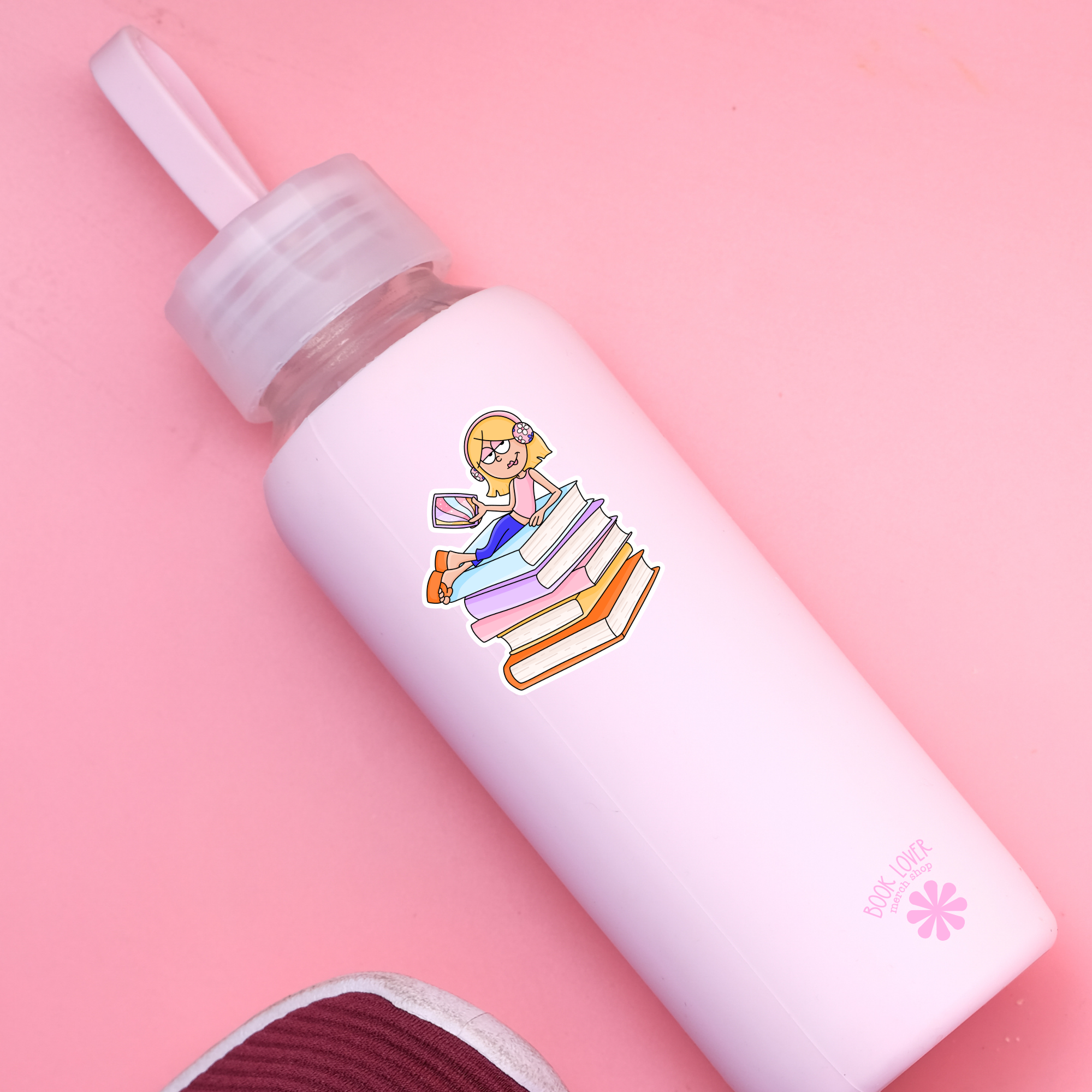 Bookish Girl Stickers / Bookish Stickers / Book Lover Gift