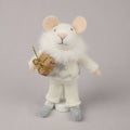 Handcrafted Felt Nordic Winter Mouse Ornament with Gift