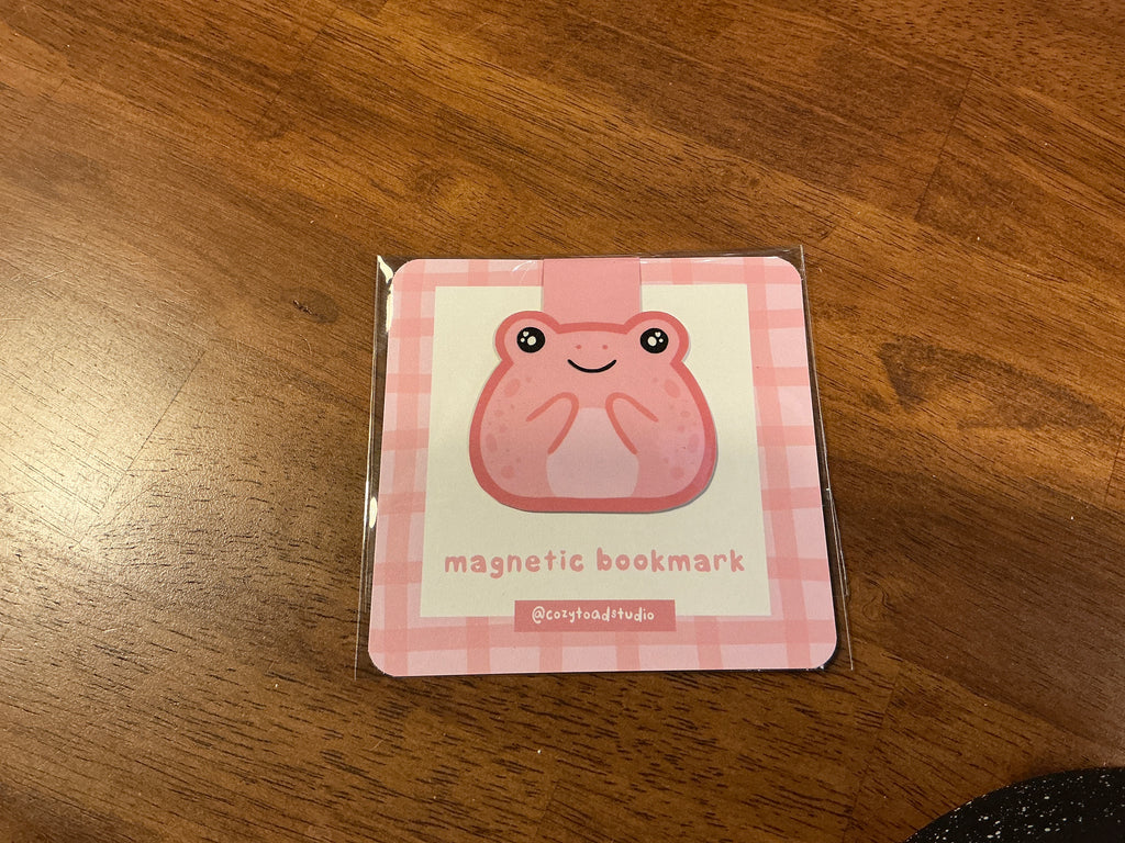 Cozy Toad Studio Magnetic Bookmark