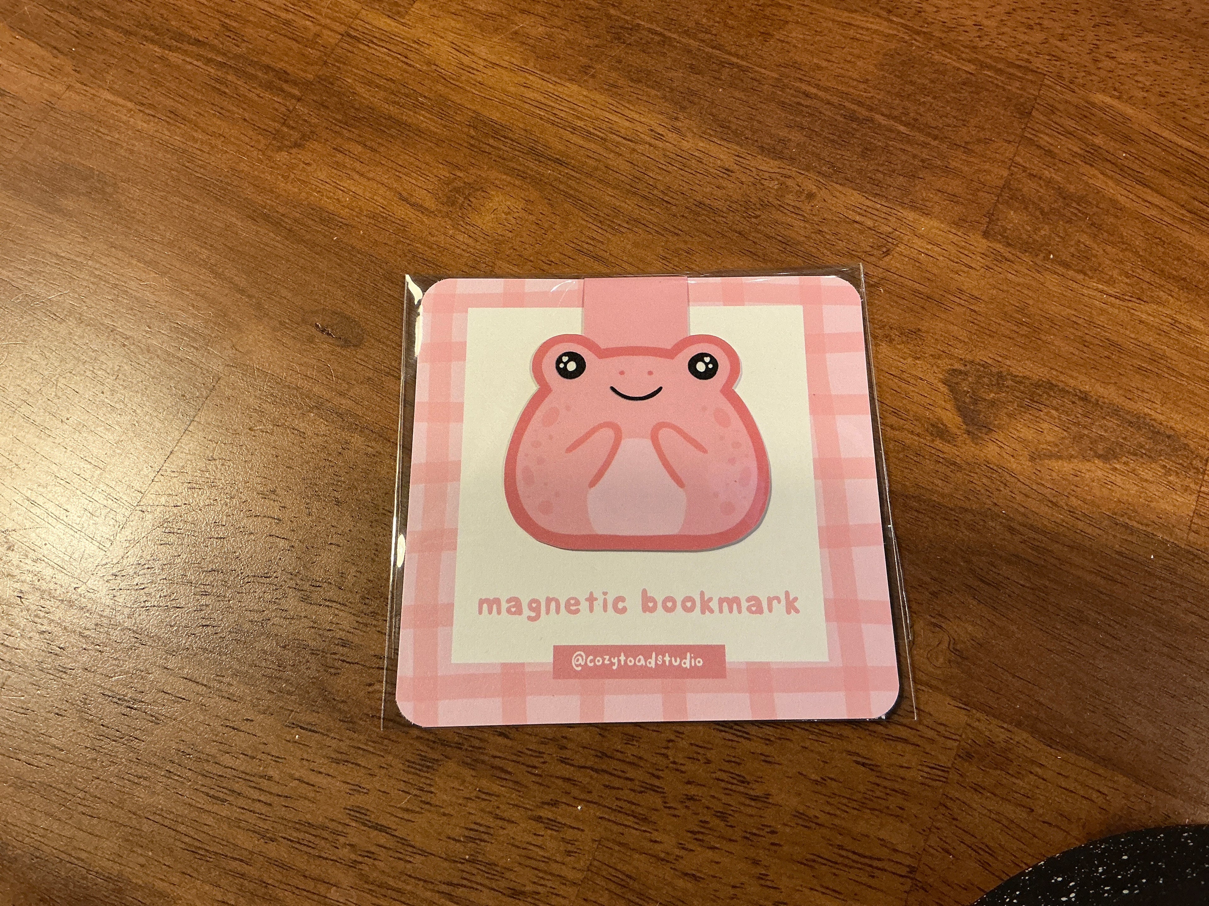 Cozy Toad Studio Magnetic Bookmark