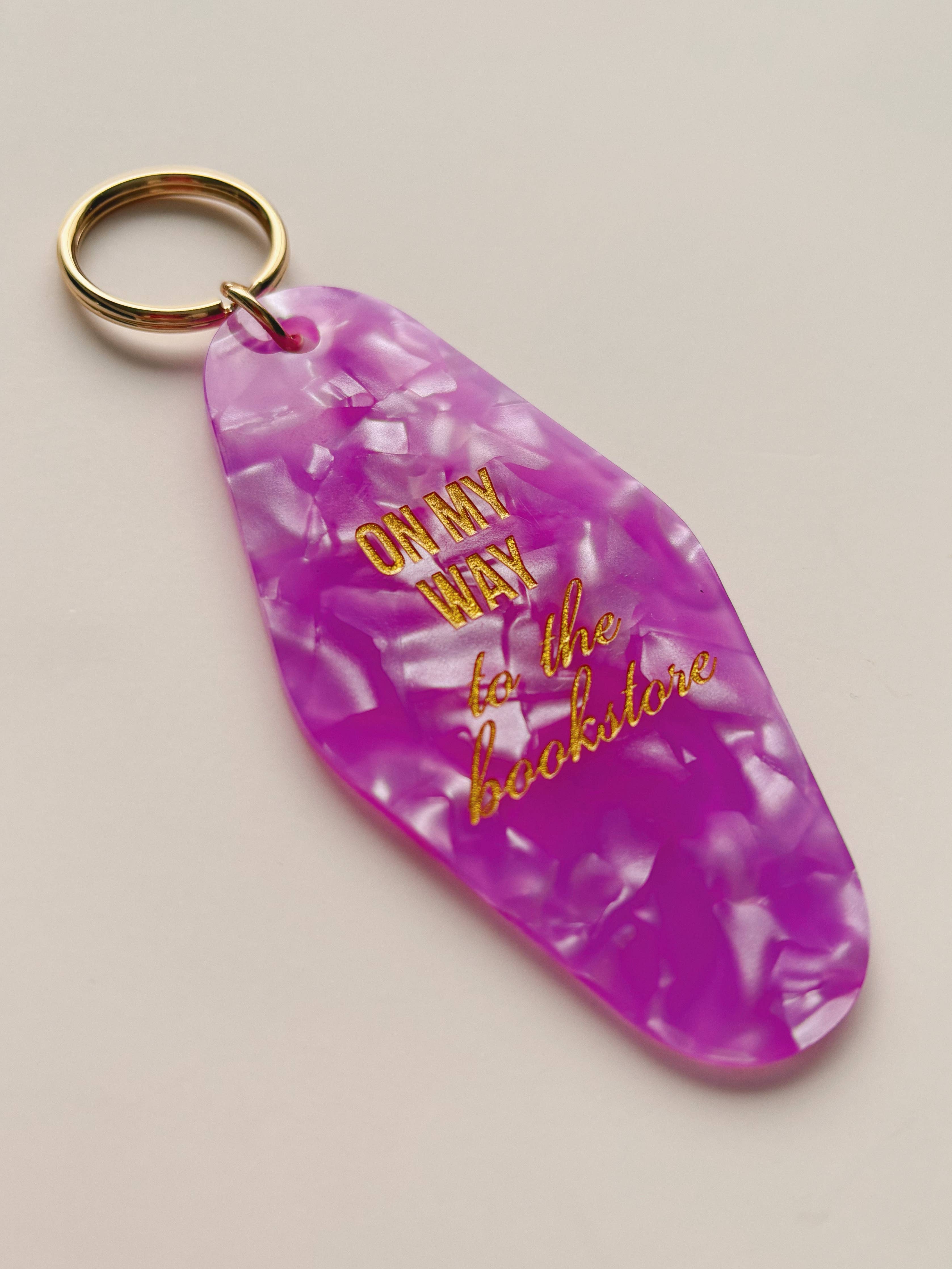 OMW! Bookish Keychain