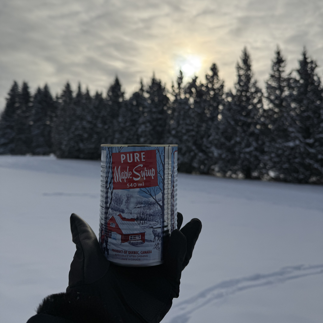 Maple Syrup Candle – 540 ml Iconic Tin Can (Wood wick)