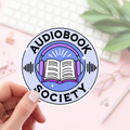 Audiobook Society Stickers / Bookish Stickers / Book Lover (Copy)