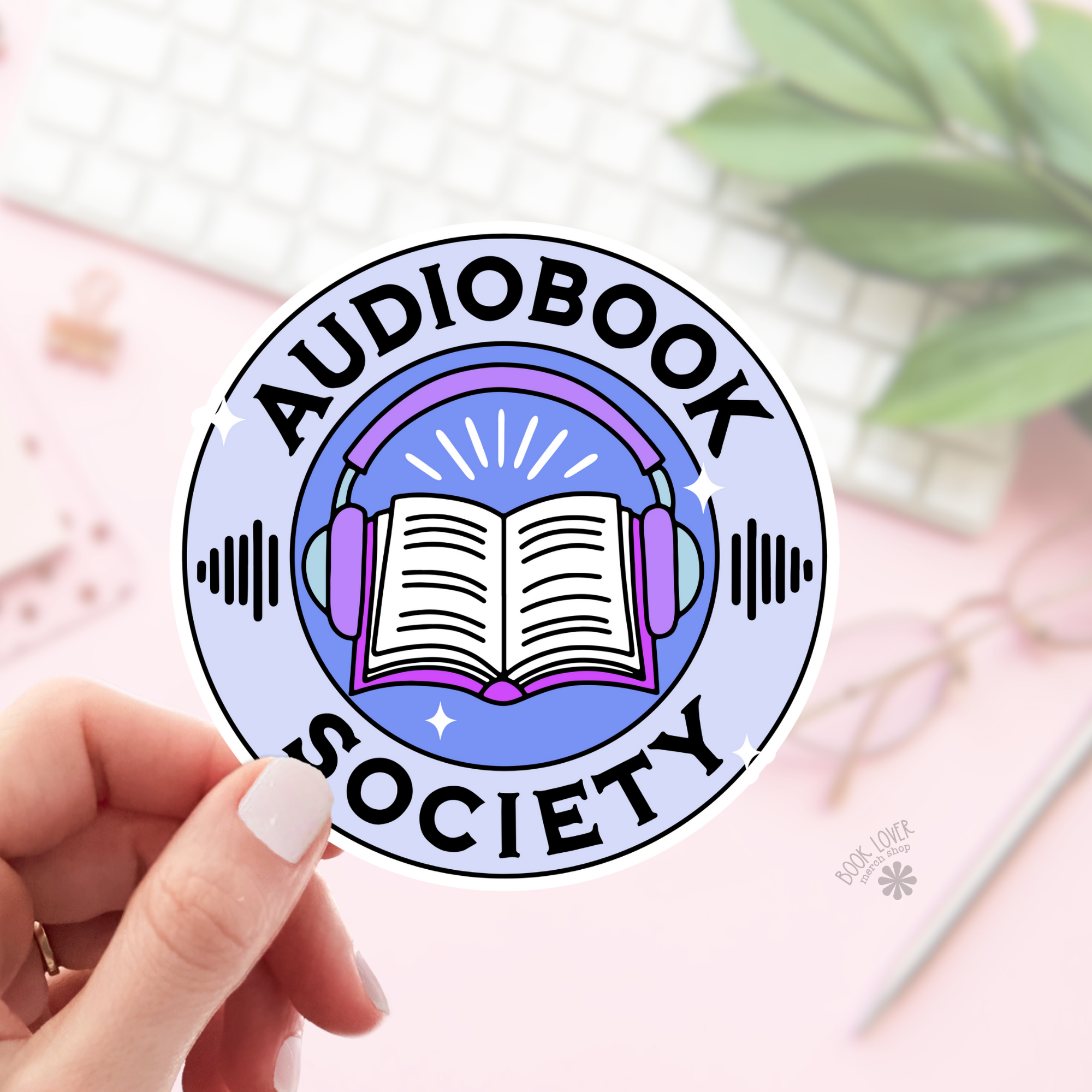 Audiobook Society Stickers / Bookish Stickers / Book Lover (Copy)