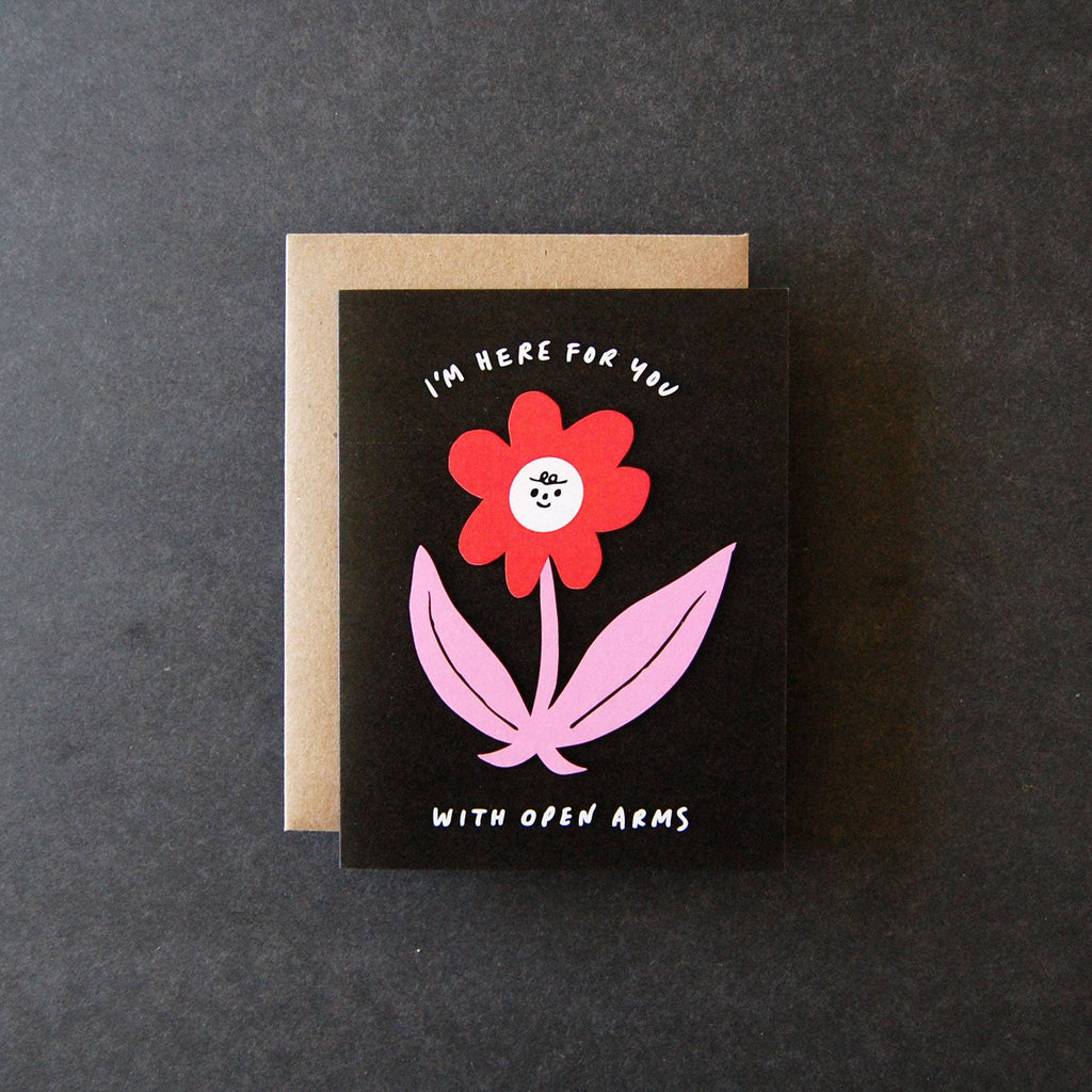 Open Arms - Sympathy Greeting Card