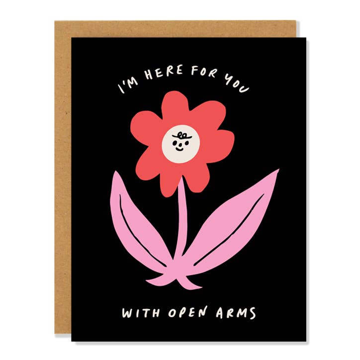 Open Arms - Sympathy Greeting Card