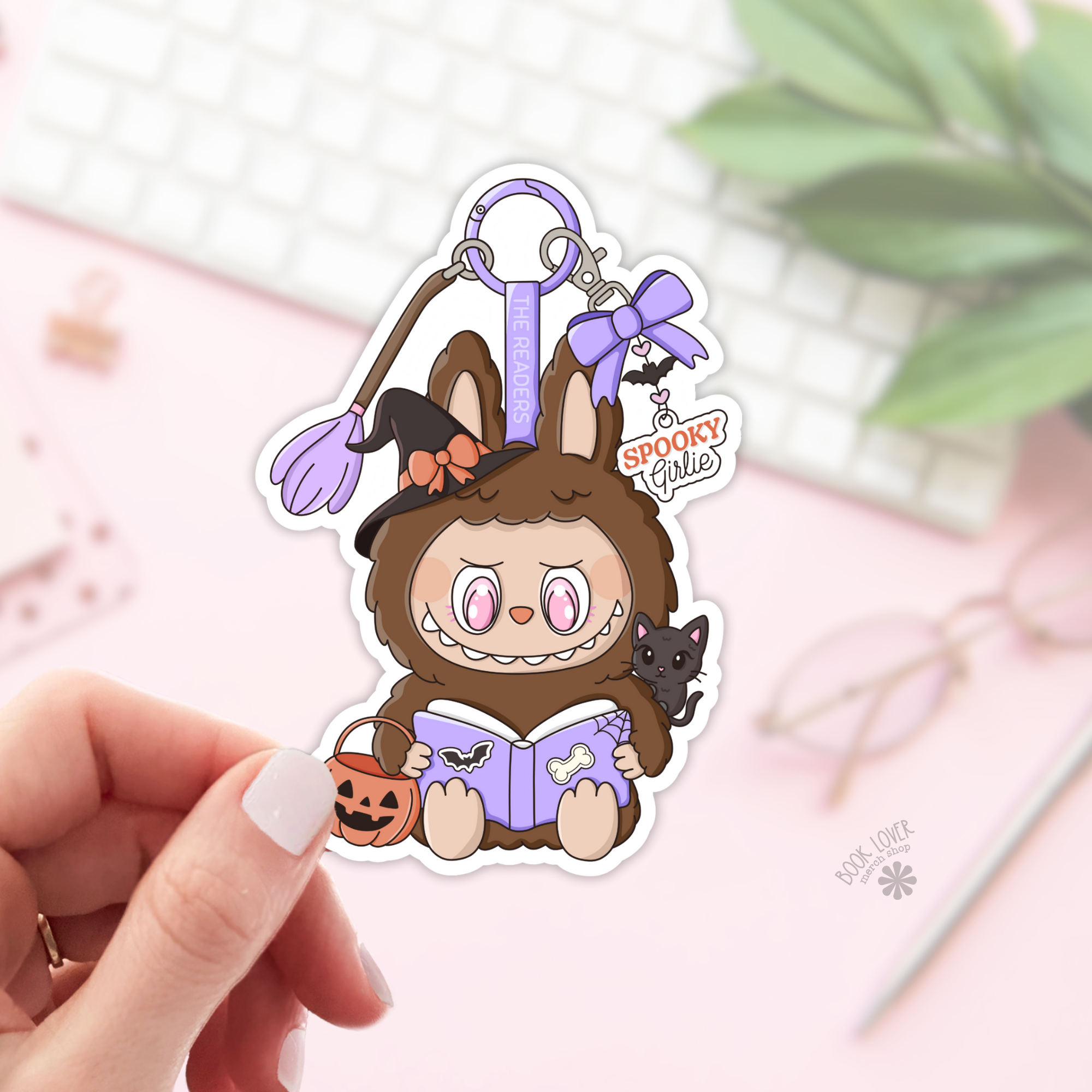 Spooky Girlie Trinket Doll Stickers / Halloween Stickers