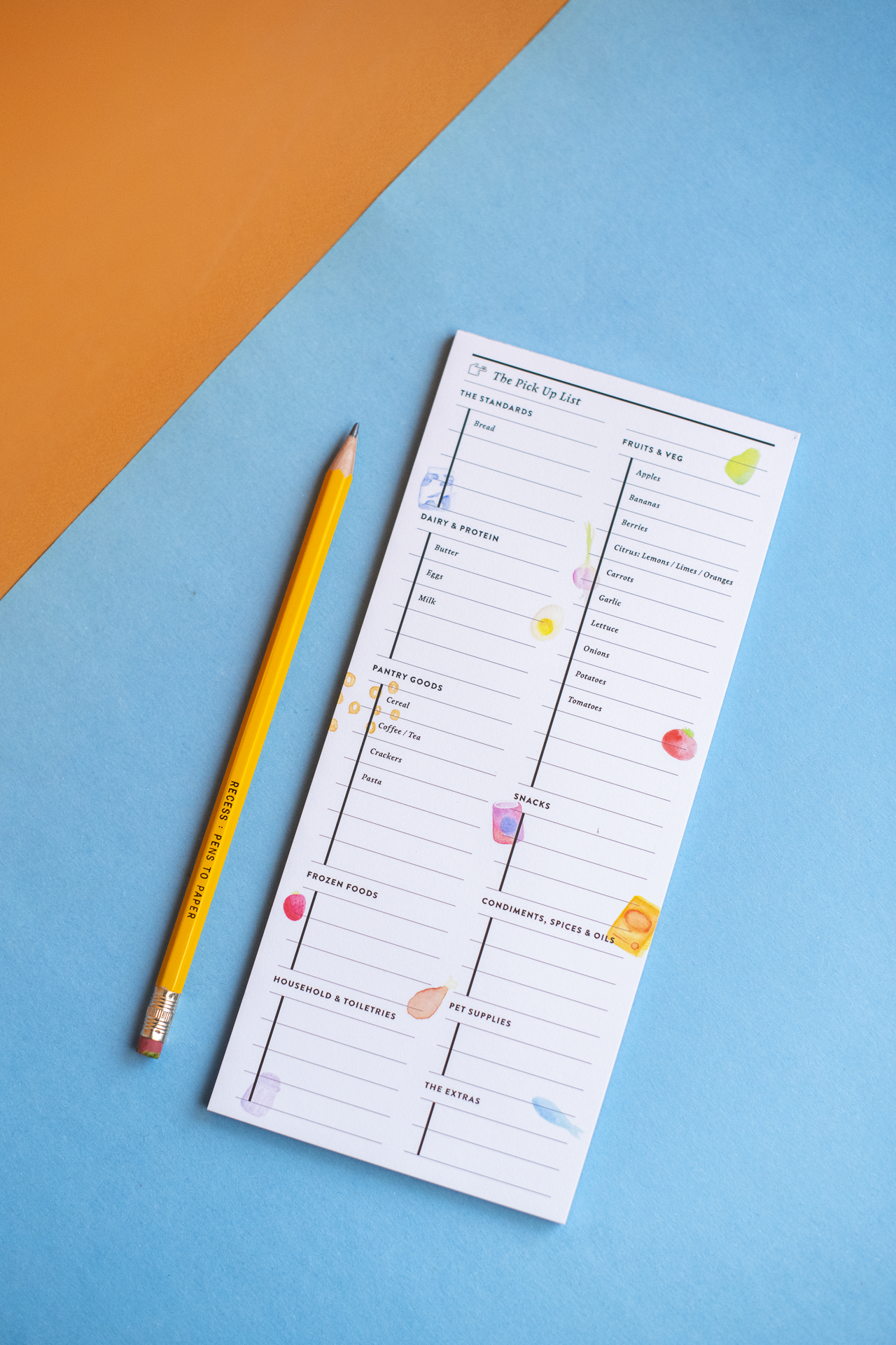 Recess : Pick Up List Pad