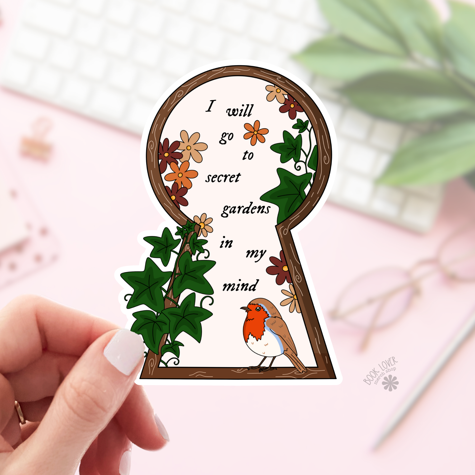 Secret Gardens Stickers / Bookish Stickers / Book Lover Gift