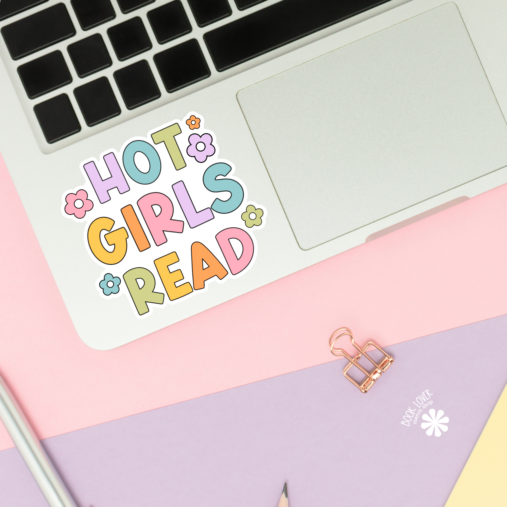 Hot Girls Read Stickers / Bookish Stickers / Book Lover Gift