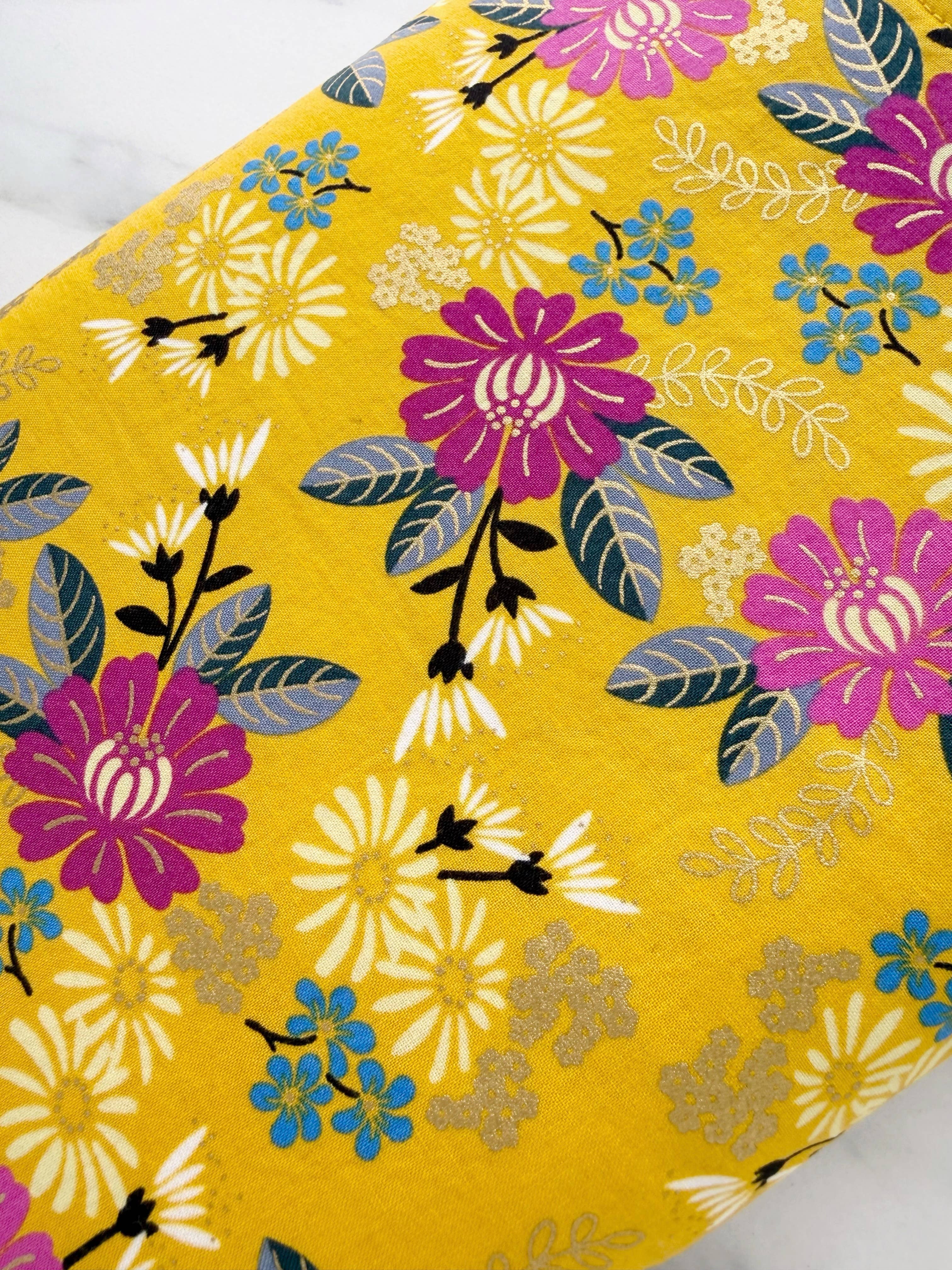 Goldenrod - padded book sleeve, book pouch