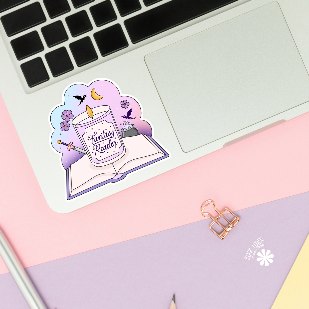 Fantasy Reader Stickers / Bookish Stickers / Book Lover Gift