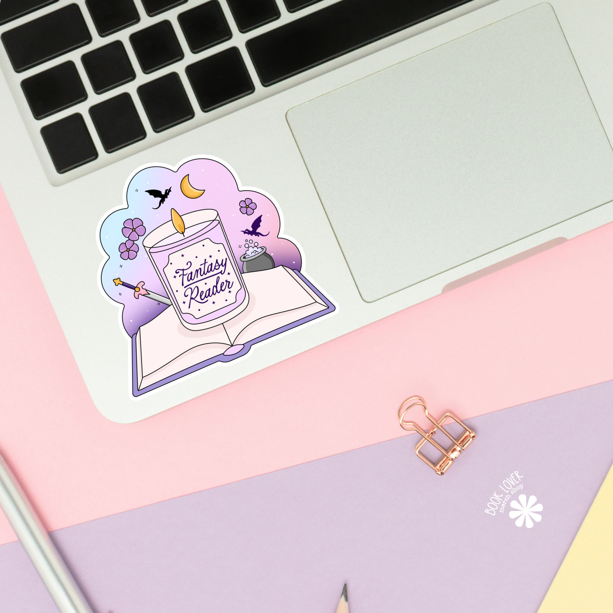 Fantasy Reader Stickers / Bookish Stickers / Book Lover Gift