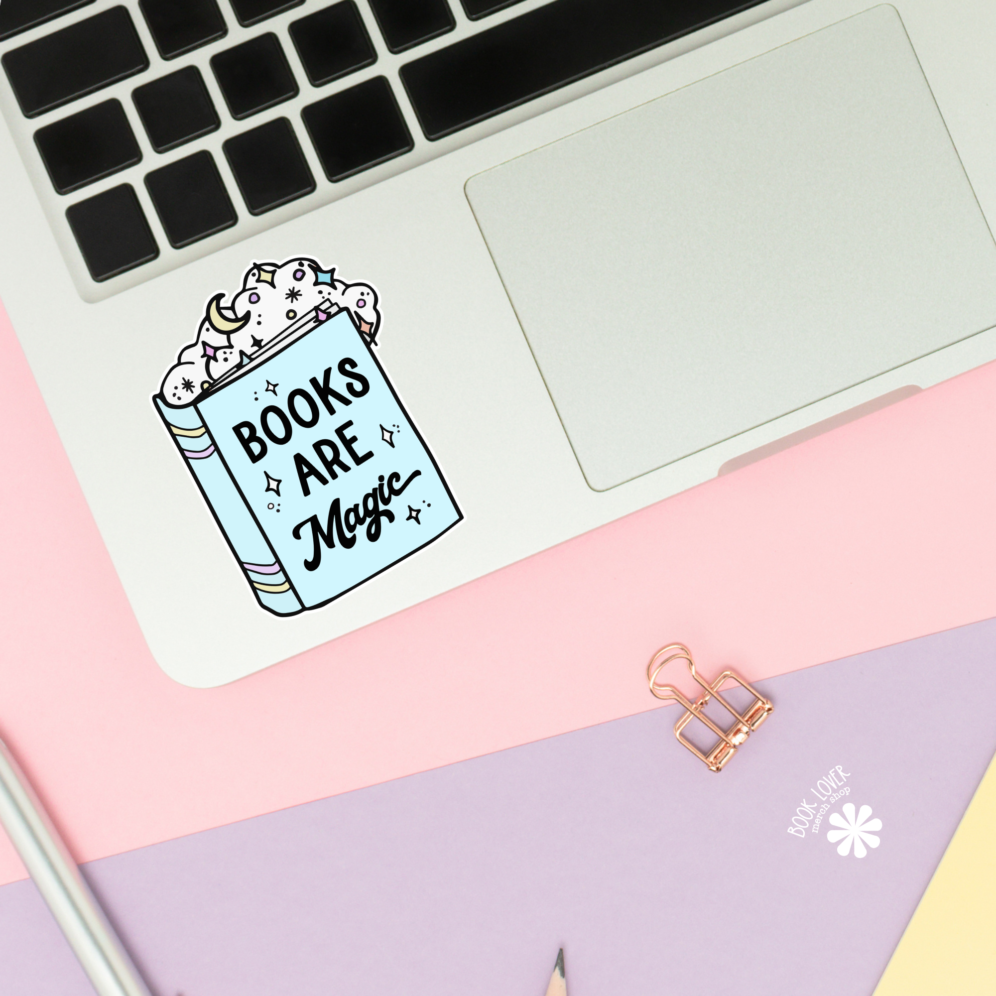 Books Are Magic Stickers / Bookish Merch for Book Lover