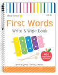 First Words: Write &amp; Wipe Activity Book