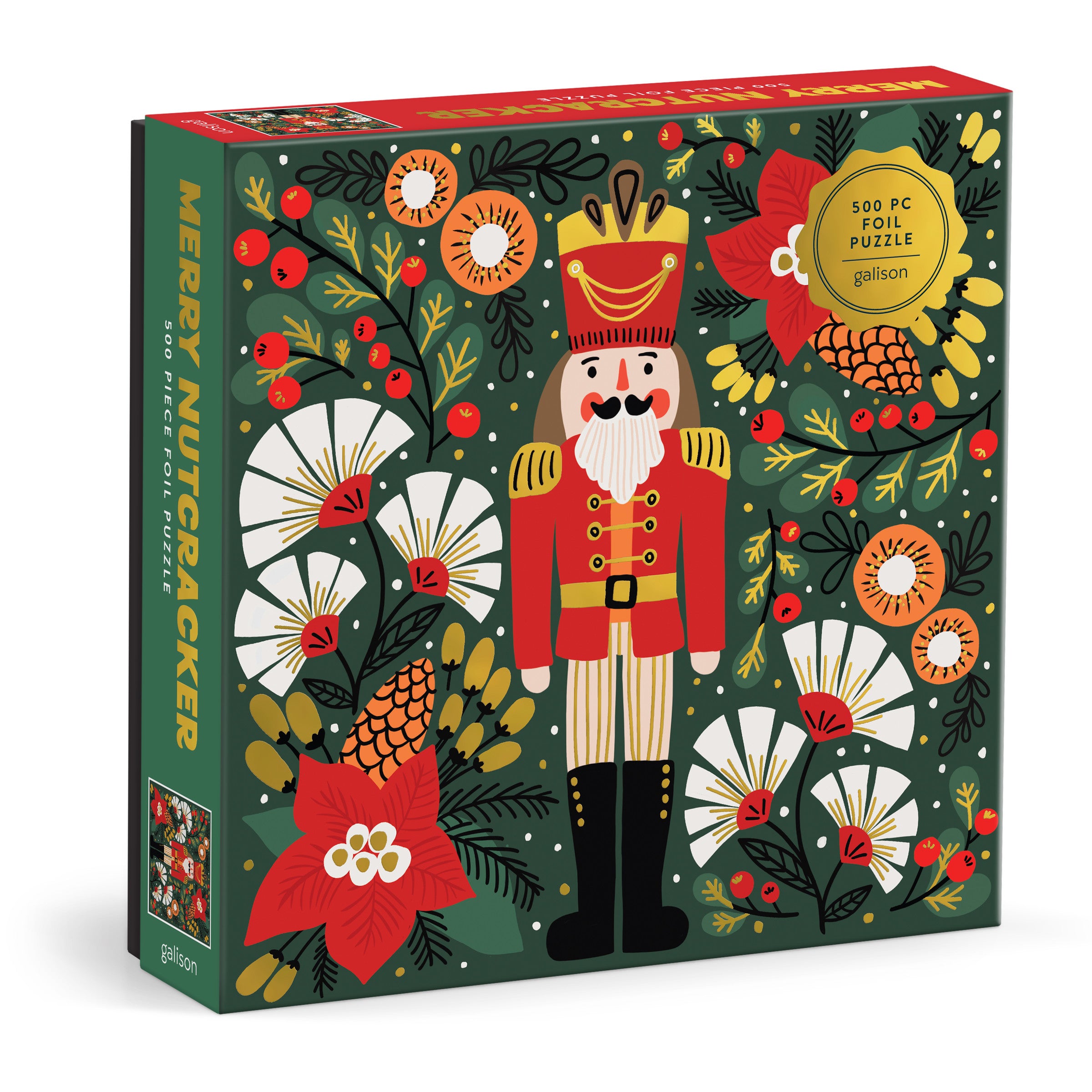 Merry Nutcracker 500 Piece Foil Puzzle