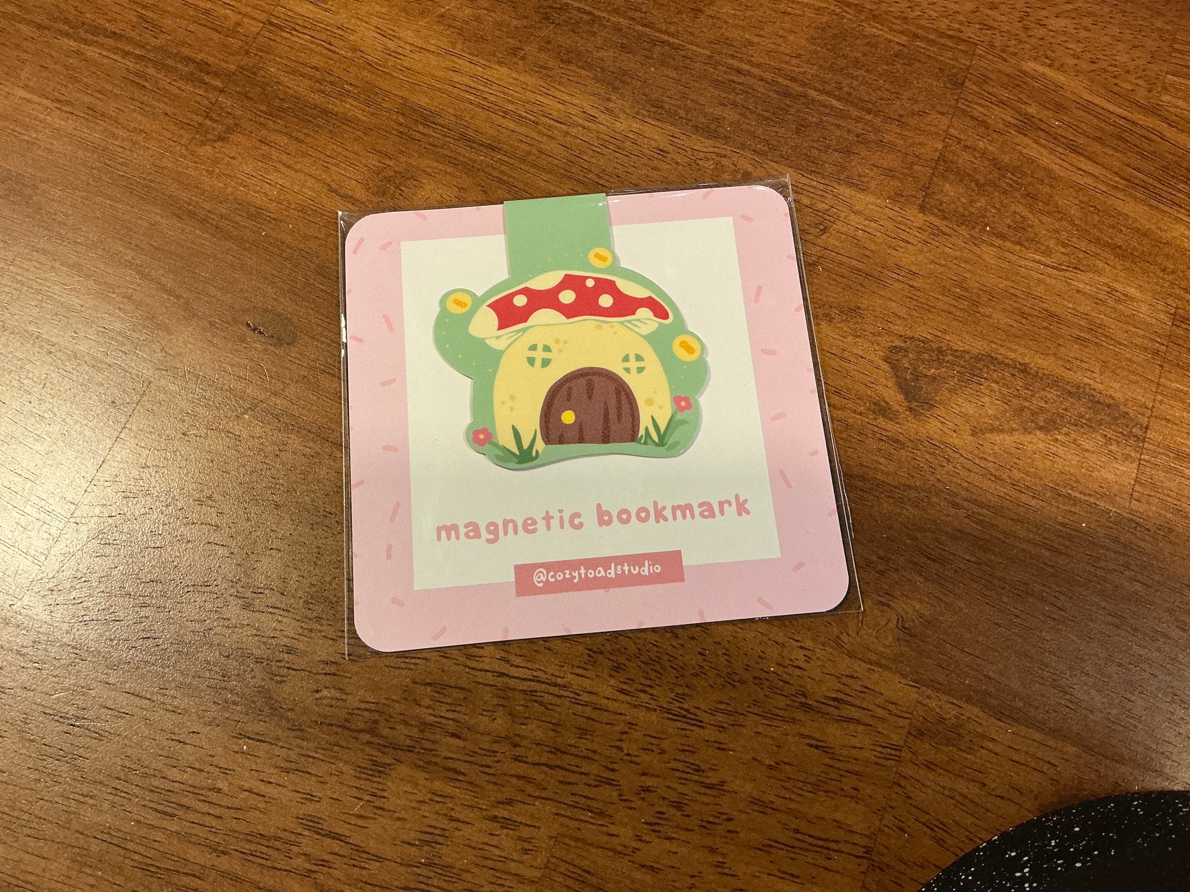 Cozy Toad Studio Magnetic Bookmark