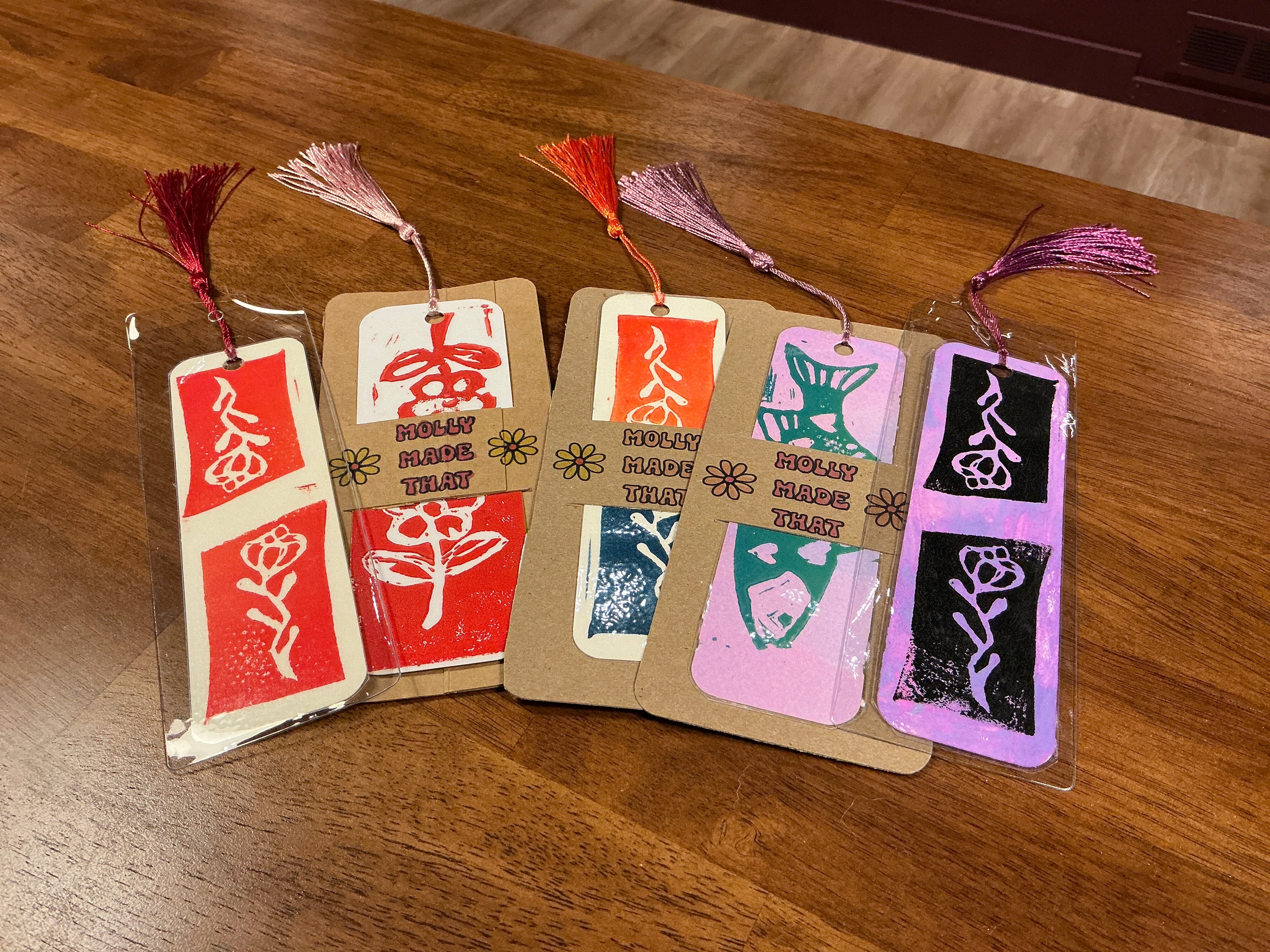 Molly Made That Bookmark (with tassel)