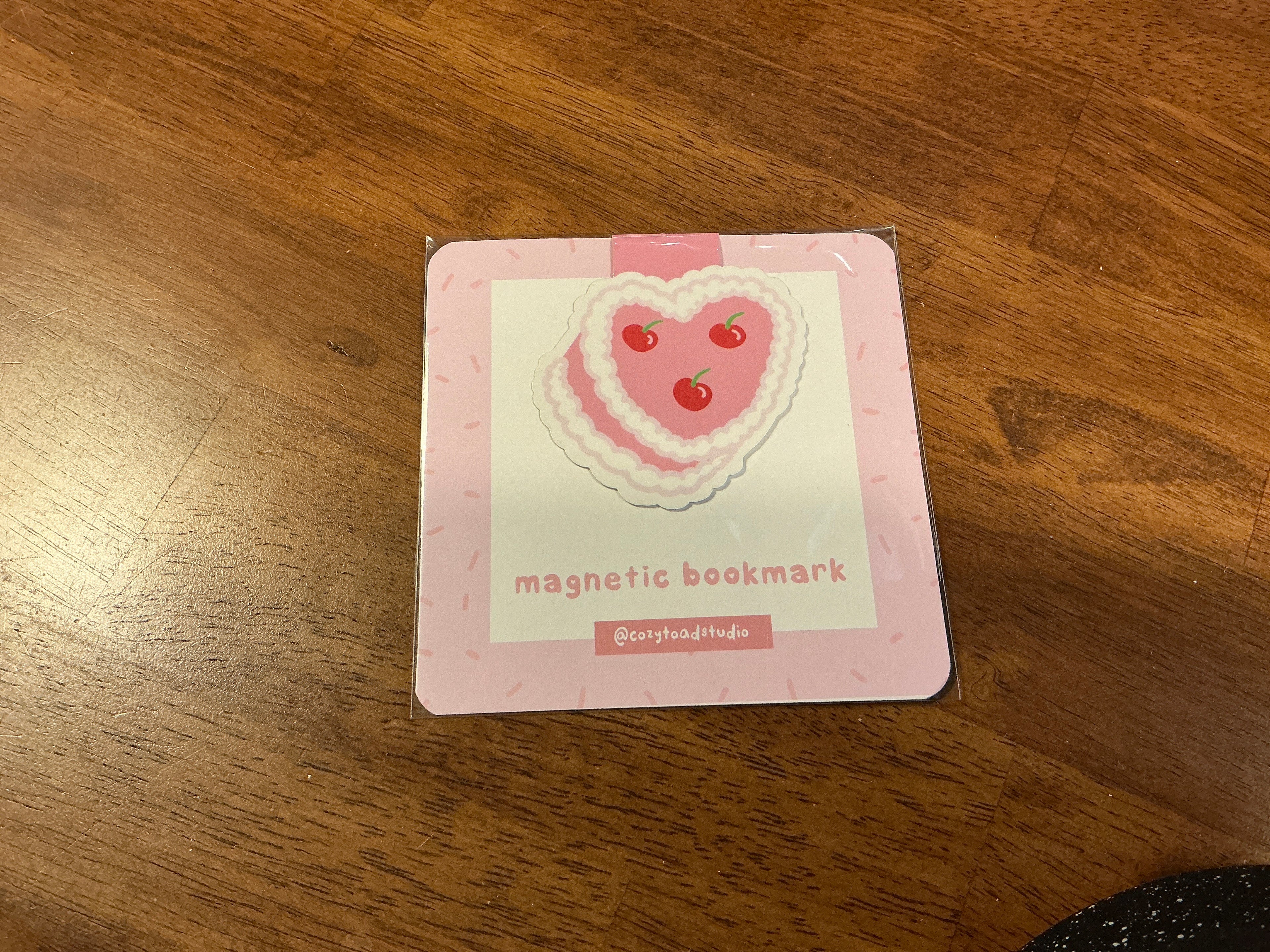 Cozy Toad Studio Magnetic Bookmark