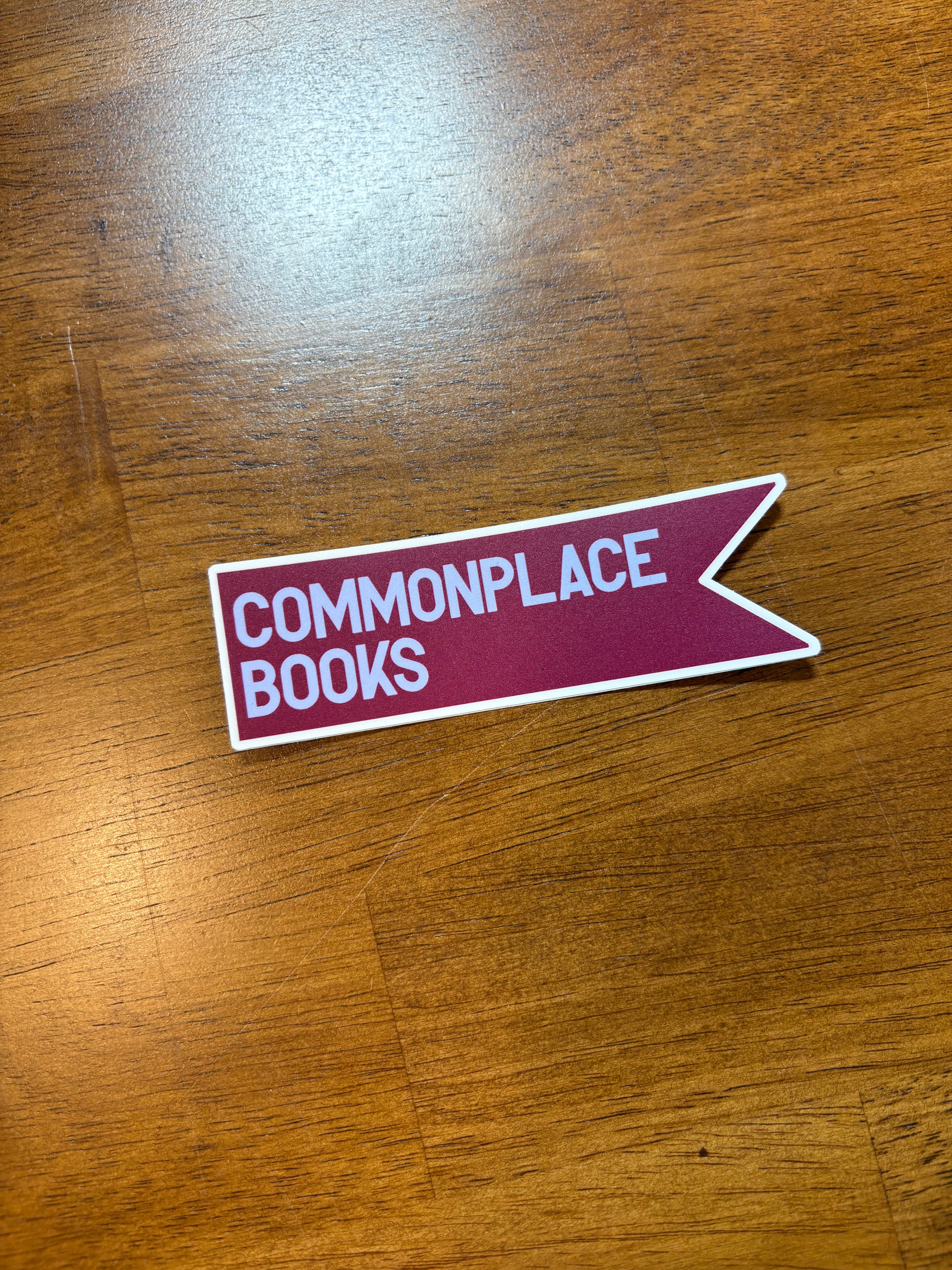 Commonplace Books Sticker