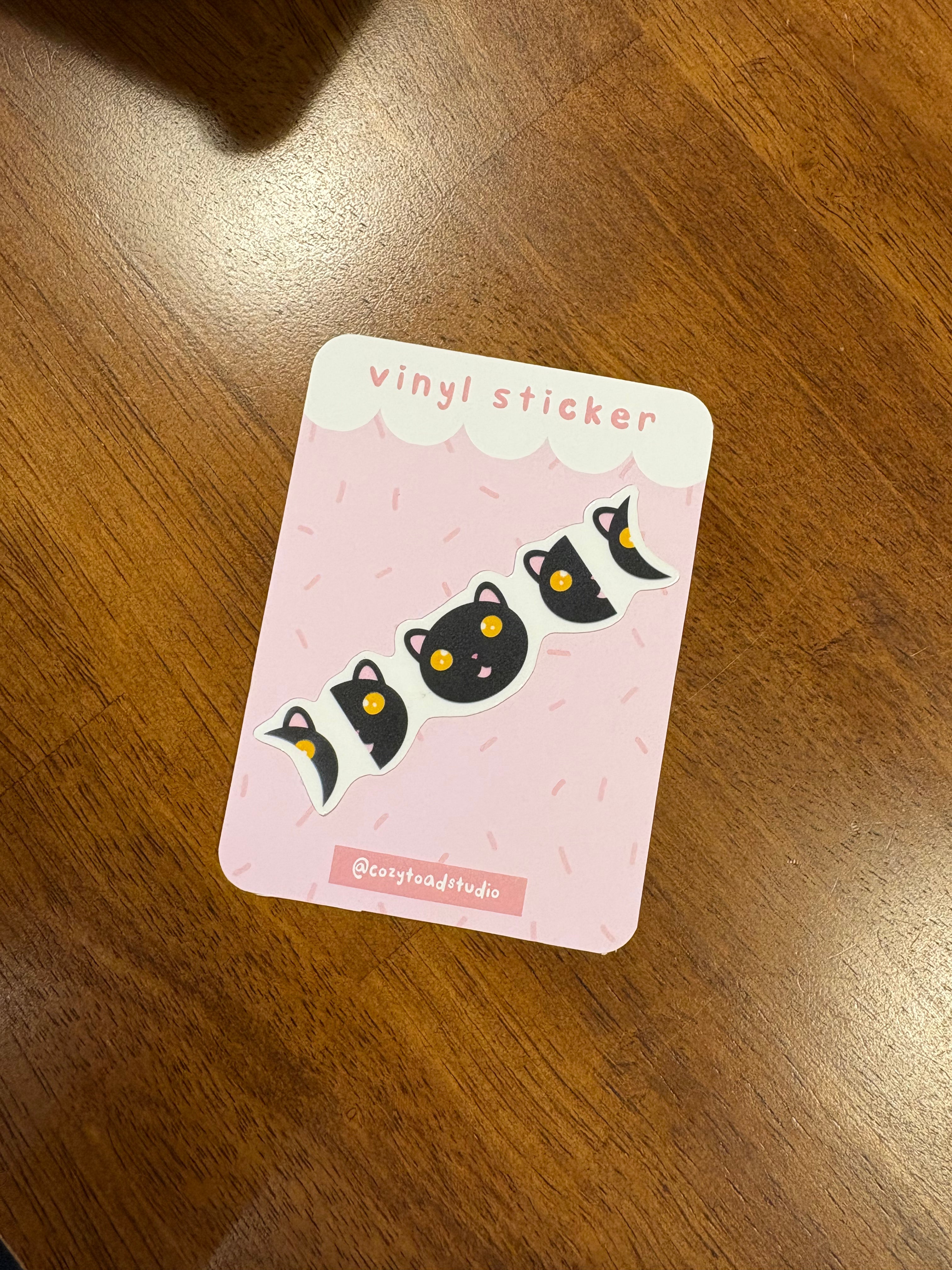 Cozy Toad Studio Vinyl Stickers (Singles)