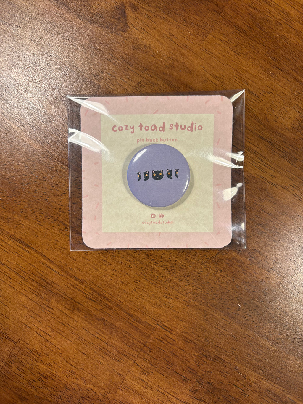 Cozy Toad Studio Buttons
