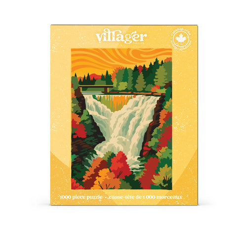 Autumn Cascade | 1000-Piece Puzzle | Designed in Canada