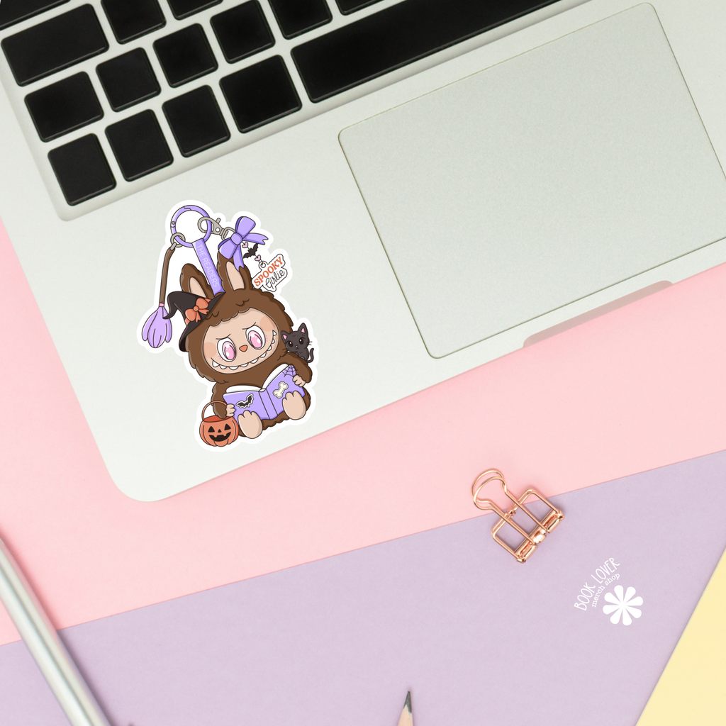 Spooky Girlie Trinket Doll Stickers / Halloween Stickers