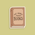 Hot People Read Books Sticker