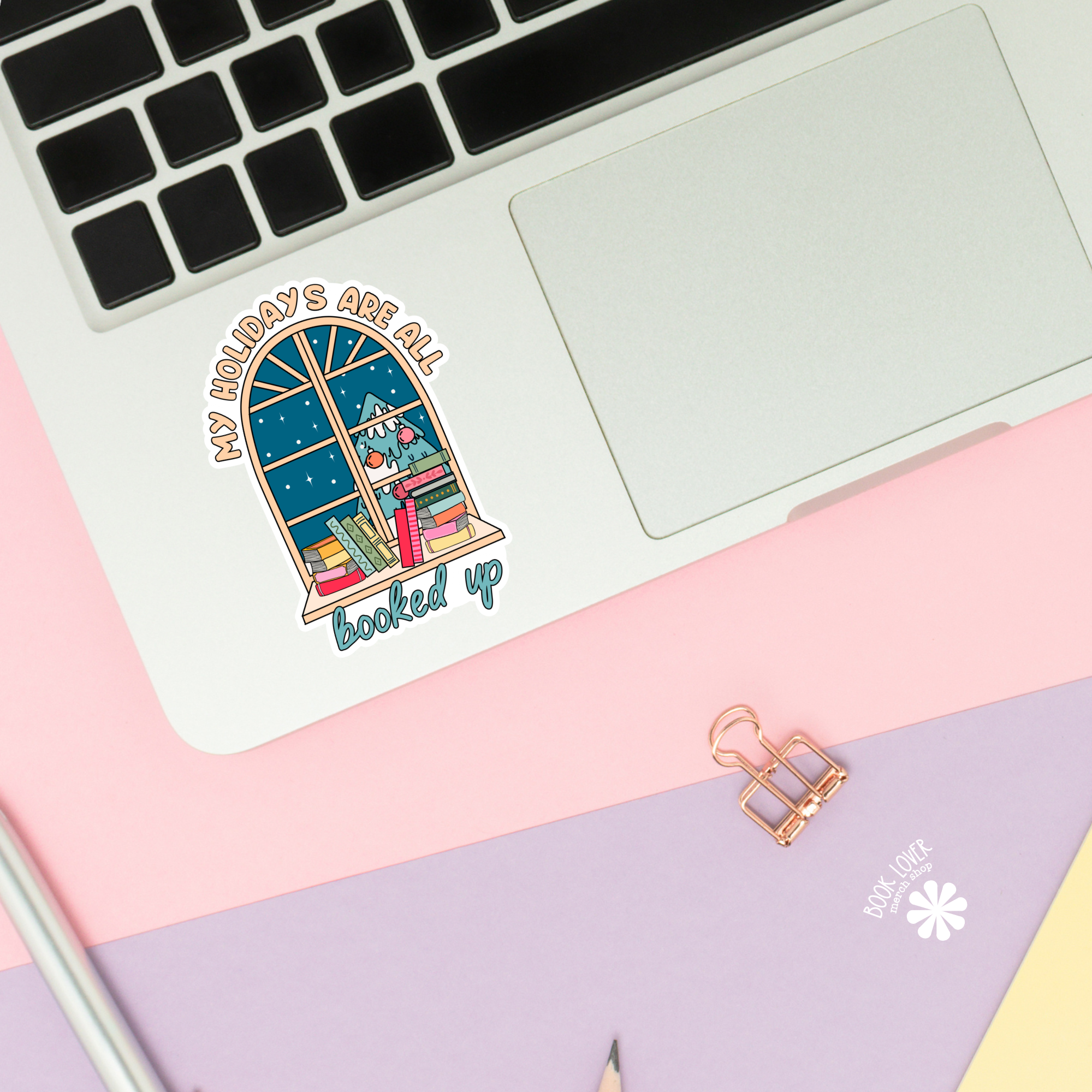 My Holidays are All booked Up Stickers / Bookish Stickers