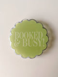 Green Booked & Busy | Magnetic e-Reader & Phone Grip