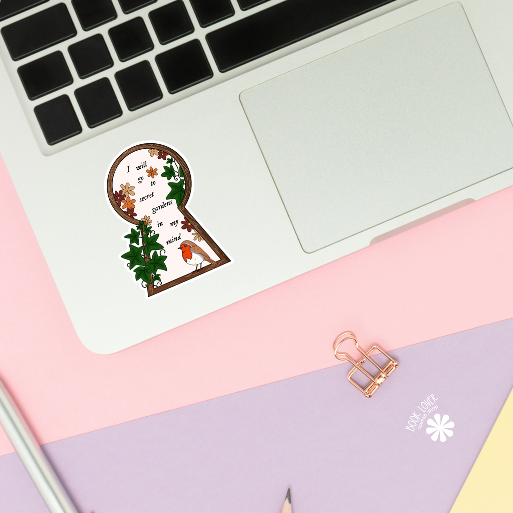 Secret Gardens Stickers / Bookish Stickers / Book Lover Gift