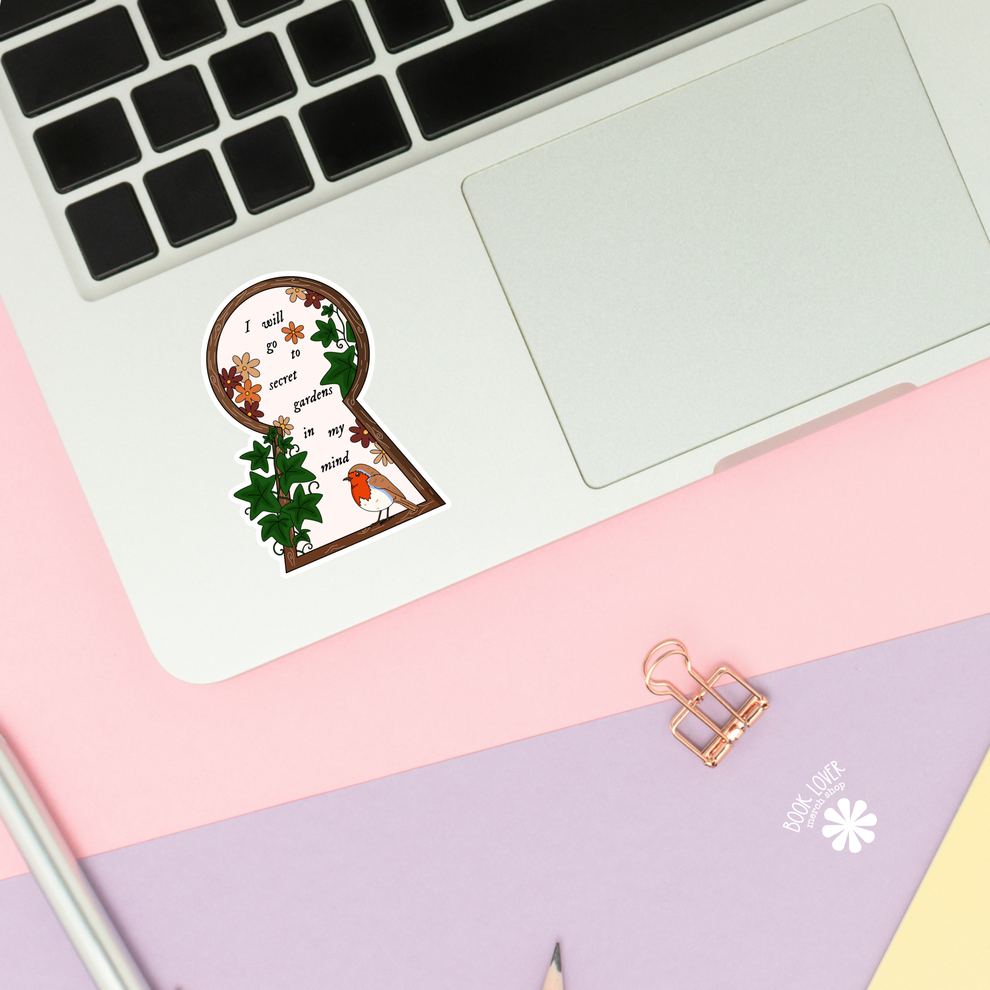 Secret Gardens Stickers / Bookish Stickers / Book Lover Gift