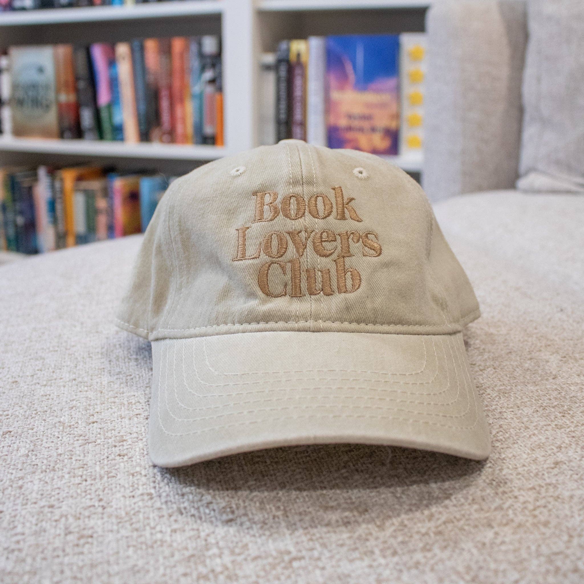 Book Lovers Club Embroidered Hat