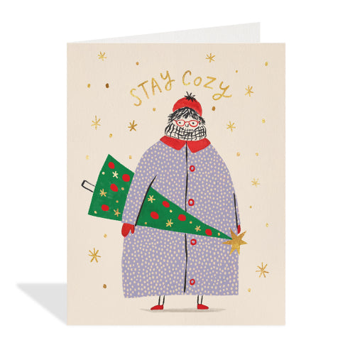 Stay Cozy Greeting Card
