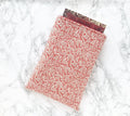 Ginger flower - padded book sleeve, book pouch
