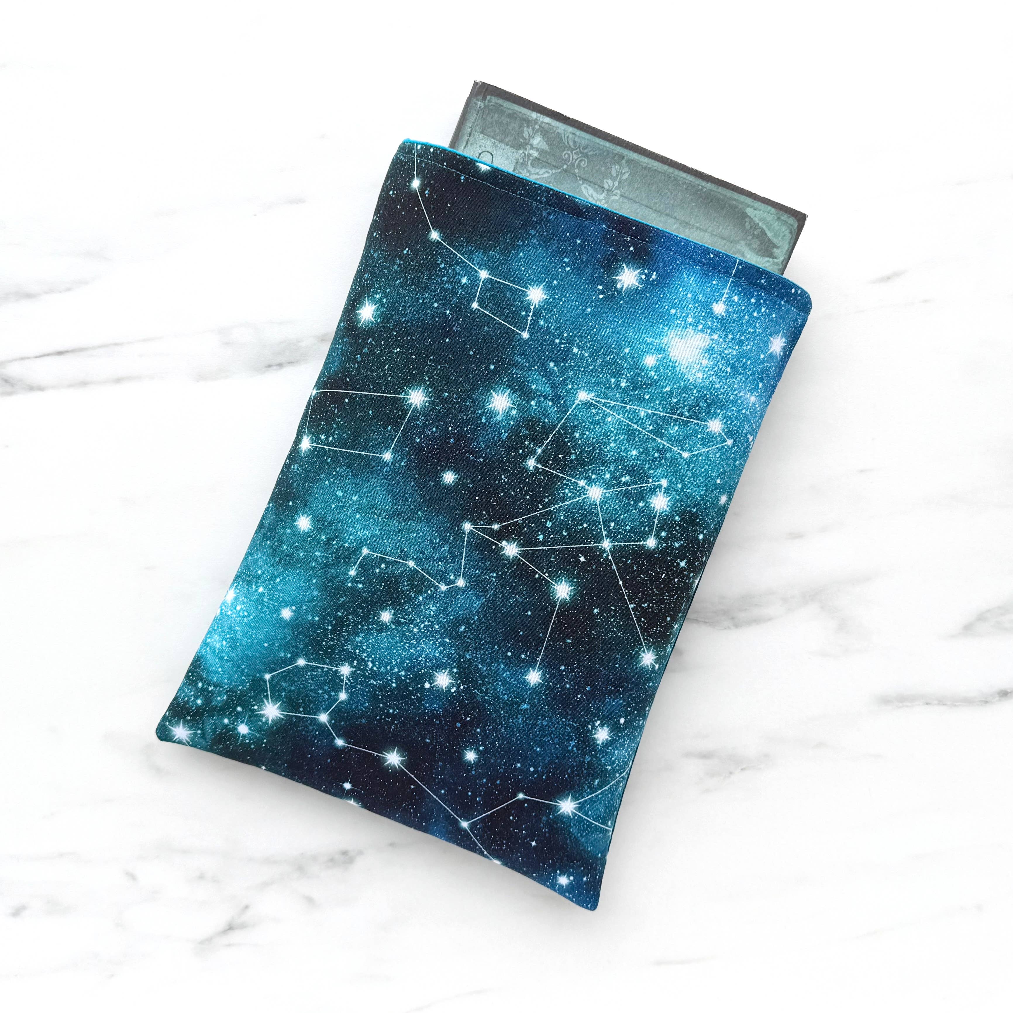 Constellations - padded book sleeve, book pouch