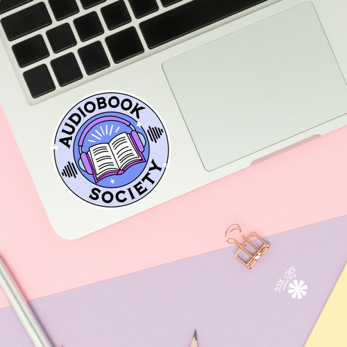 Audiobook Society Stickers / Bookish Stickers / Book Lover (Copy)