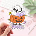 Bookish Ghoul Ghost Stickers / Halloween Bookish Stickers