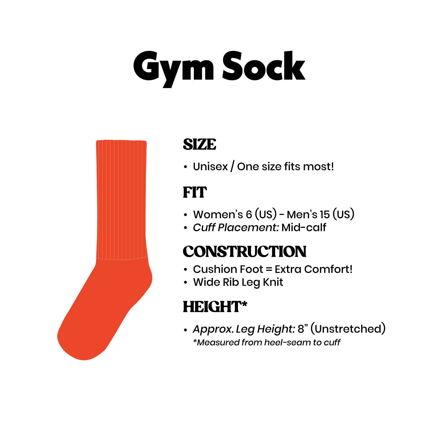 Eldest Daughter Gym Crew Socks